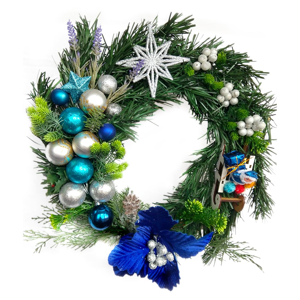 Різдвяний вінок №1 «Різдвяна зірка»