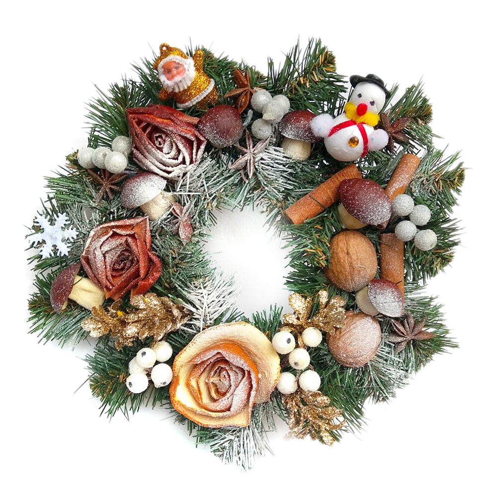 Різдвяний вінок №8 «Зимові чудеса»