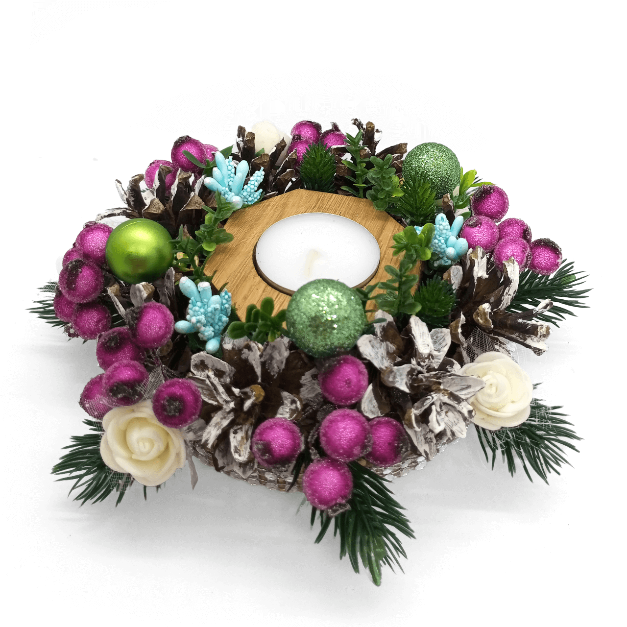 Різдвяний свічник «Ягідна казка»